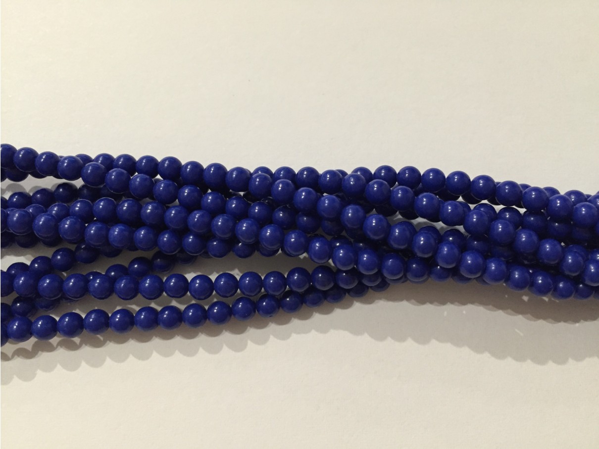syntetisk lapis lazuli perler