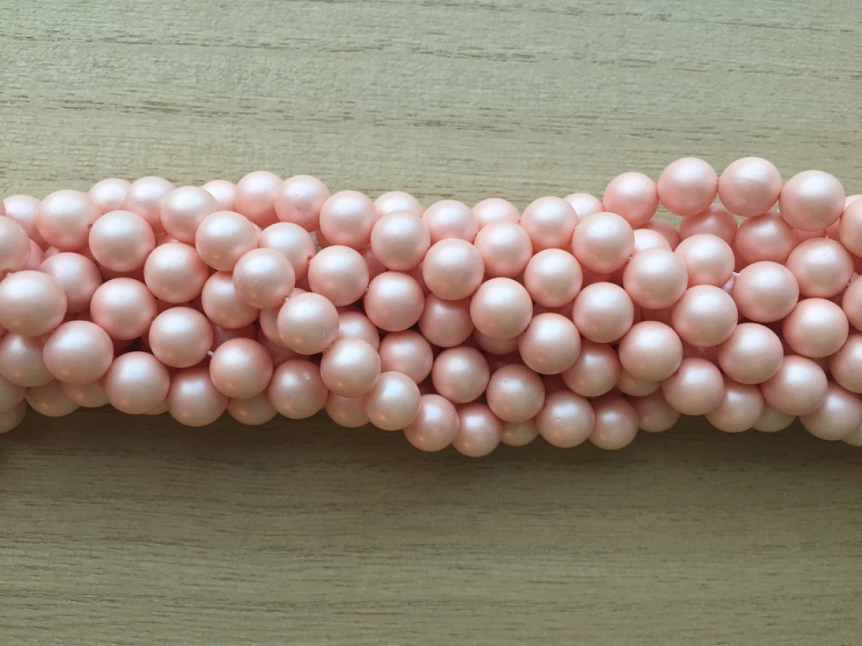 8mm pudder farvede perler