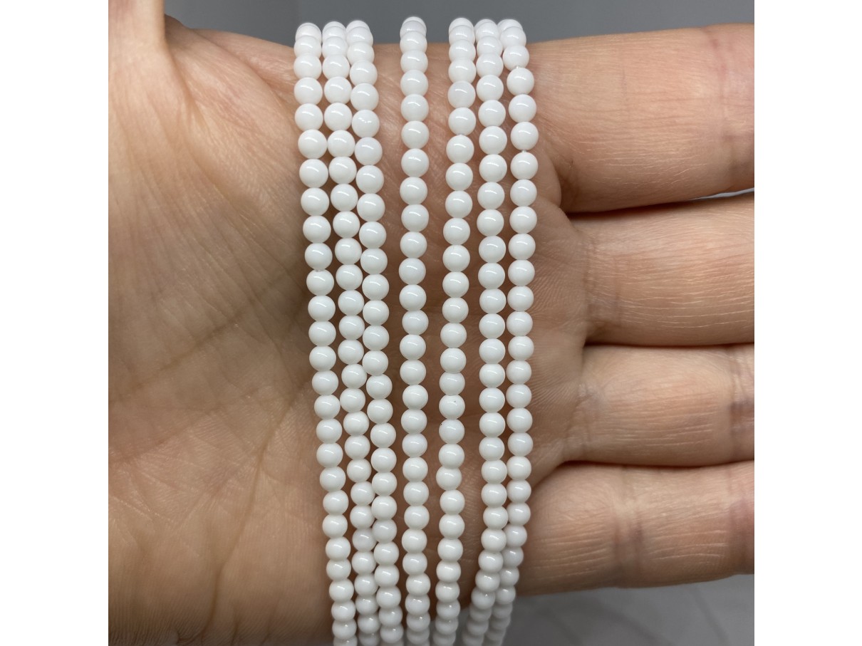 3mm hvide perler