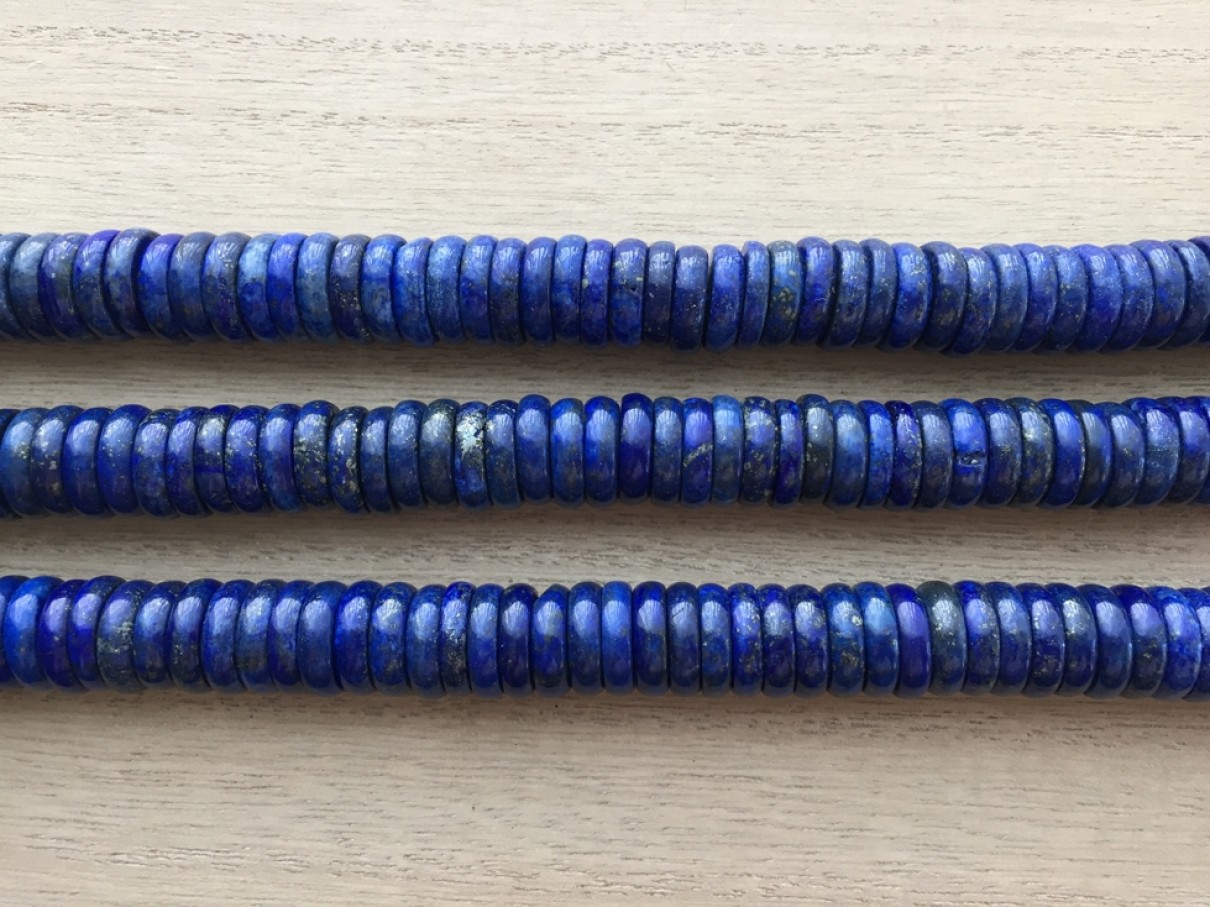 lapis lazuli skive perler