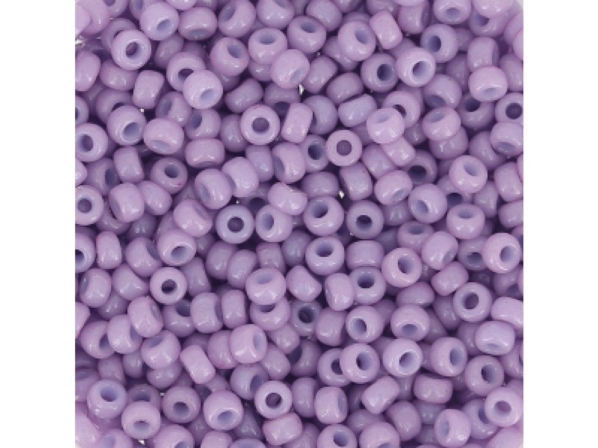 Miyuki Rocailles seed beads Duracoat, 11/0 Opaque Crocus (4486)