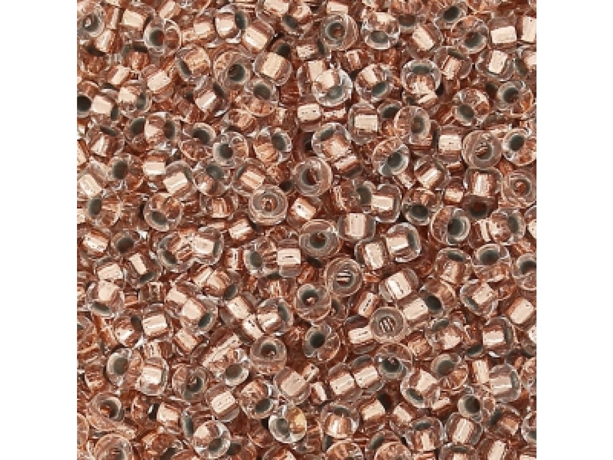 Miyuki Rocailles seed beads, 15/0 Copper lined crystal (197) 2g