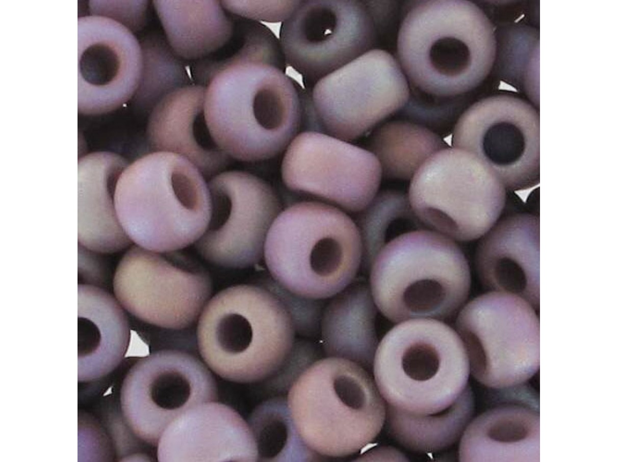 miyuki seed beads opaque mauve ab