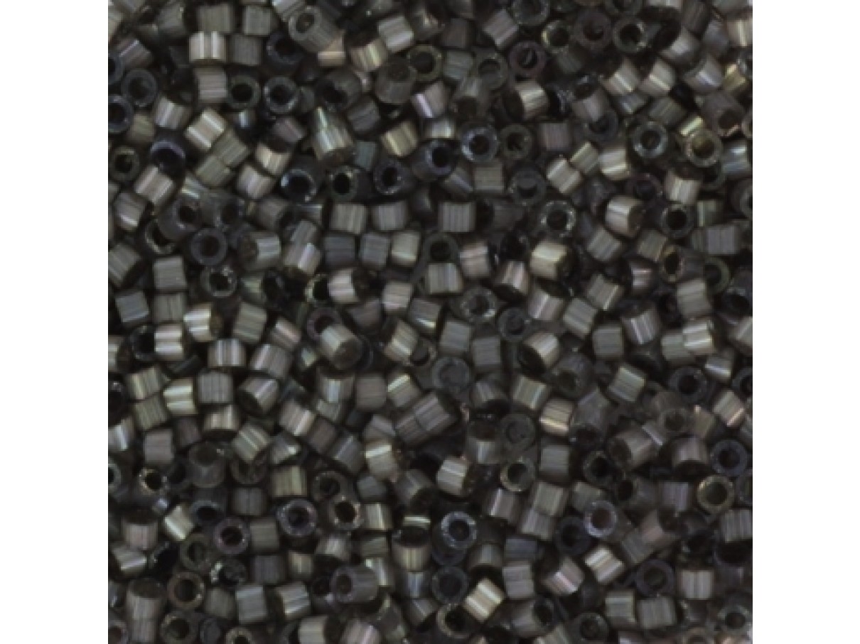 Miyuki Delicas 11/0 Dyed Rustic Grey Silk Satin (DB1818) 4g