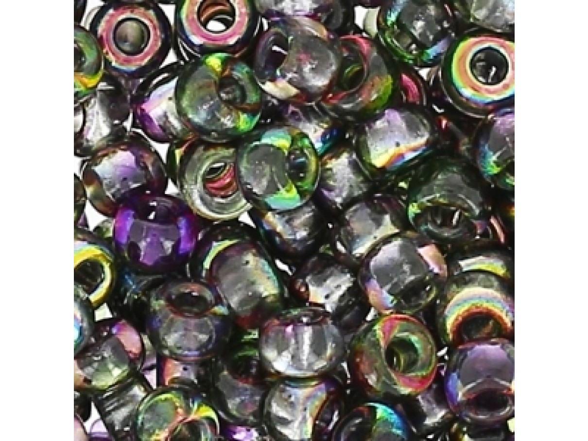 Miyuki Rocailles seed beads, 8/0 Crystal Magic Orchid (4571) 8g