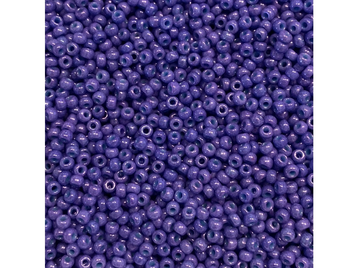 Miyuki Rocailles Seed Beads 8/0 Opaque Dyed Bright Purple (1477) 8g