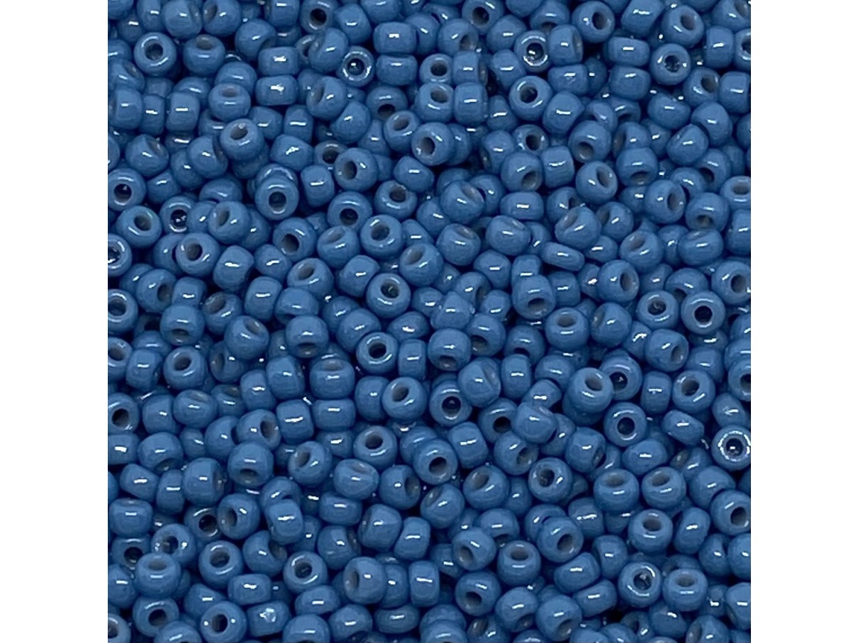 Miyuki Rocailles seed beads Duracoat 8/0 Opaque Bayberry (4482) 8g