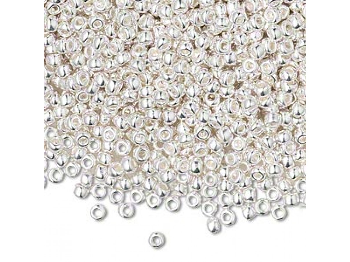 Miyuki sølv seed beads