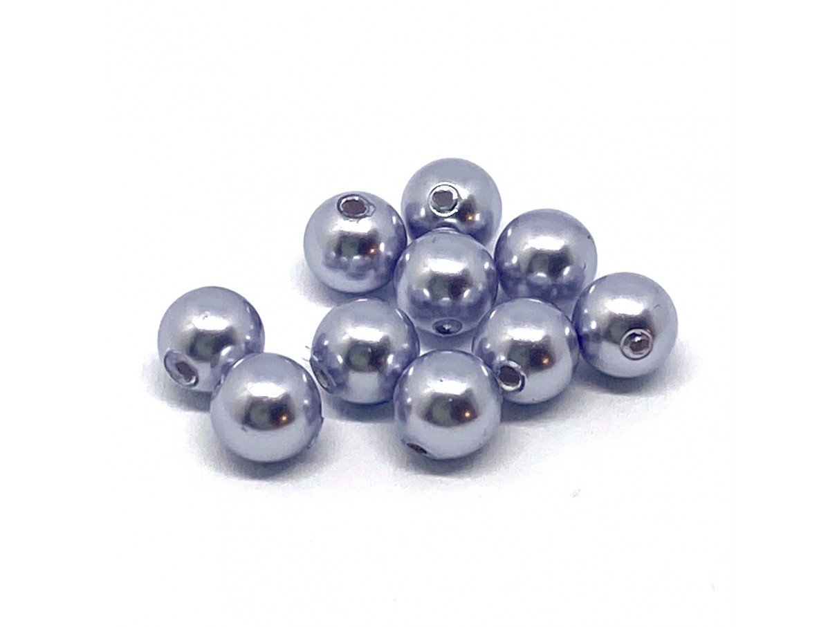 Swarovski crystal pearl, Lavender, 4mm rund, 10 stk
