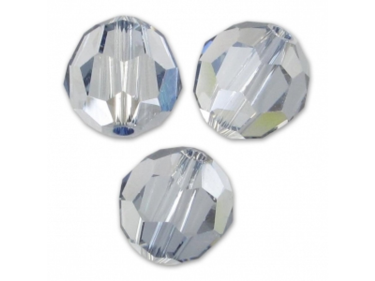 Swarovski crystal, Crystal Blue Shade, 6mm facetslebet rund