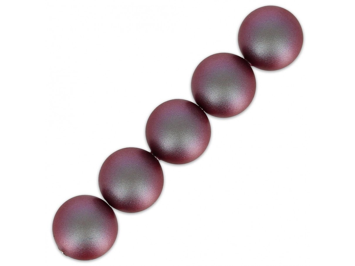 Swarovski® crystal pearl, Iridescent Red Pearl, 10mm rund