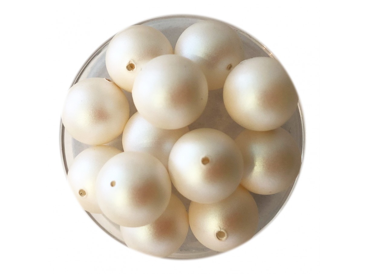 Swarovski® crystal pearl, 10mm rund, Pearlescent White