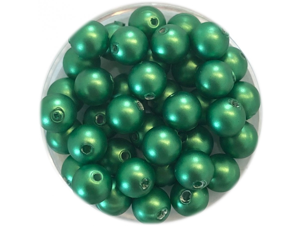 4mm grønne swarovski perler
