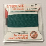 grøn silkesnor 0,75mm