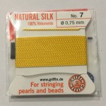 gul silkesnor 0,75mm