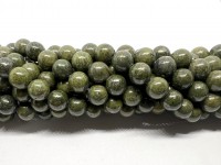 10mm rund grøn pyrit
