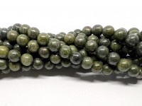 8mm rund grøn pyrit