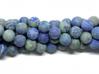 14mm matte blå grønne perler