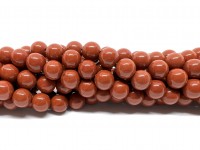 8mm rød jaspis perler
