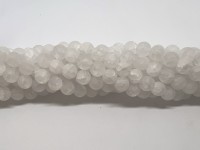 krakkelerede matte krystal perler