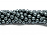 6mm petrolium farvede perler