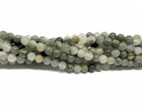 6mm grønne kvarts perler
