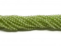 2mm grønne perler peridot