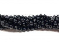 4mm sort spinel perler