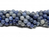 10mm perler af blå aventurin