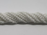 2mm facetslebne hvide perler
