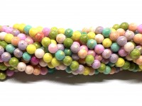 6mm perler i blandede farver