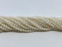 3mm hvide koral perler