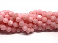 lyserød farvet jade perler