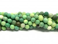 6mm green grass agat perler