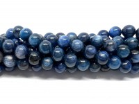 6mm runde kyanit perler