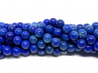 8mm mørke blå perler