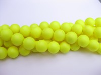 10mm neon gule perler