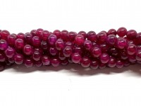 8mm runde pink perler