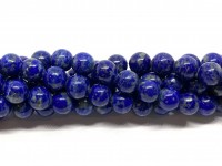 ufarvet lapis lazuli 8mm