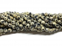 6mm facetslebet dalmatiner jaspis
