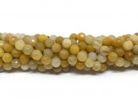 6mm facetslebet gul jade