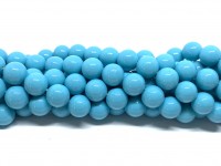 10mm turkis blå perler