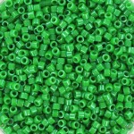 Miyuki Delicas 11/0 Opaque dyed kelly green