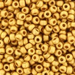 24 karat matte guld miyuki perler
