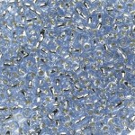 Miyuki Rocailles seed beads 11/0 Silverlined Light Sapphire (2430)
