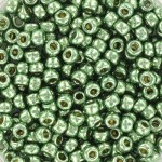 Miyuki Rocailles seed beads Duracoat 8/0 Galvanized Sea Green (4215)