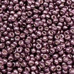 Miyuki Rocailles seed beads Duracoat 8/0 Galvanized Eggplant (4220)