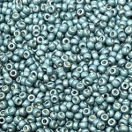 Miyuki Rocailles seed beads Duracoat 11/0 Galvanized Matte Sea Foam (4217f)