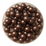 6mm swarovski pearls velvet brown
