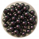 6mm Swarovski pearls Iridescent purple